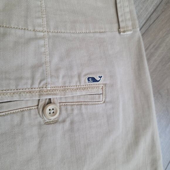 Vineyard Vines 5" Herringbone Every Day Shorts Sand Shorts Women Sz 14 - Picture 10 of 12